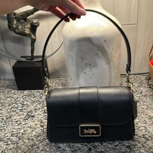 Coach Leather Morgan Shoulder Bag